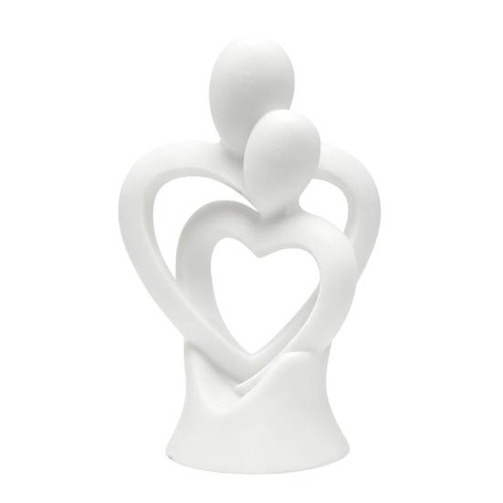 Hugging Couple Statue, 3D Printed Romantic Lover Figurine for Bedroom, Desk, TV Stand, Home Decor, Wedding Valentine's Day Gift for Wife, Husband