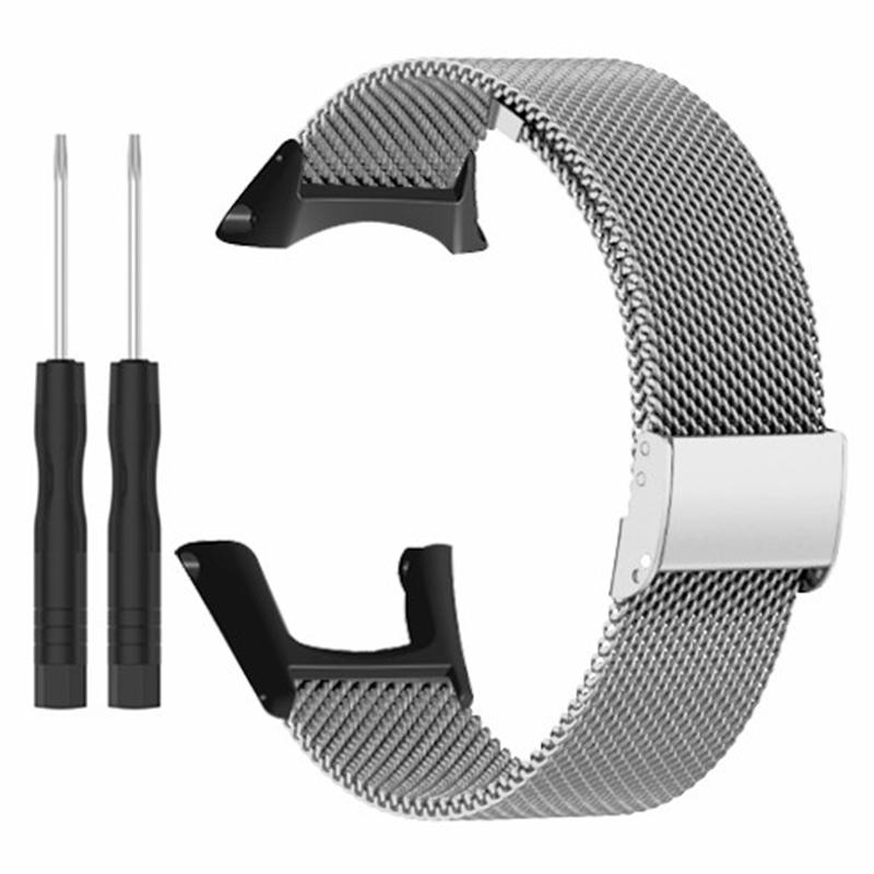 

For Sunnto Ambit 3/Ambit 3 Sport/Ambit 3 Run Watch Band Milanese Stainless Steel Mesh Strap Silver