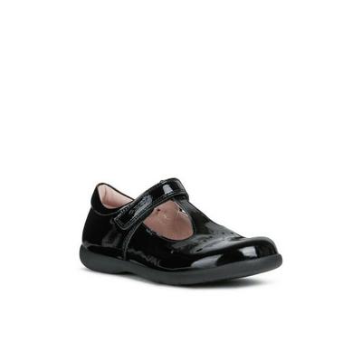 Girls Naimara T-Bar Leather Ballerina Flats