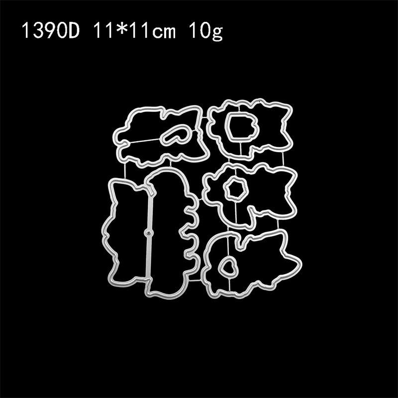 Knife Mold Cutting Dies Scrapbookin Craft Christmas Theme Seal Cutting Diy Metal Die