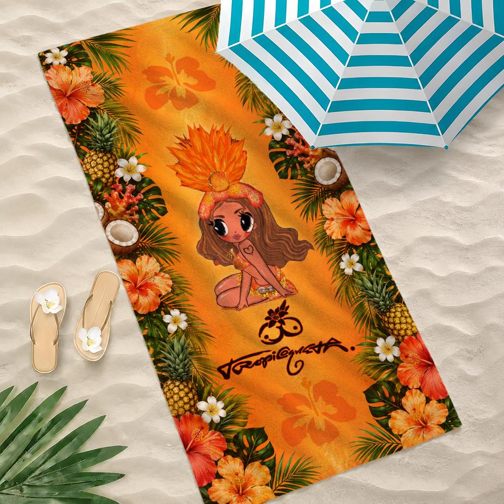 Album K-KAROL G Tropicoqueta Towel Towel Beach Towel, Quick Drying Absorbent Bath Towel for Swim,Gym,Camping,Outdoor Hot