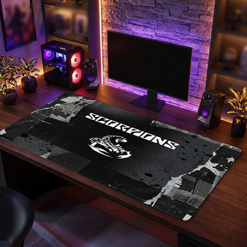Scorpions Print Large Mouse Pad Smooth Surface Anti?Slip Desk Mat For Gaming Office Laptop Decoration