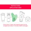 Natural Rose Quartz Guasha Facial Face Neck Body Gua Sha Board Massager
