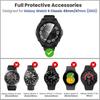 Fodral+härdat glas +ring för Samsung Watch 6 Classic 43mm 47mm TPU-skyddande stötfångare 3-i-1 Watch 6 Classic-tillbehör