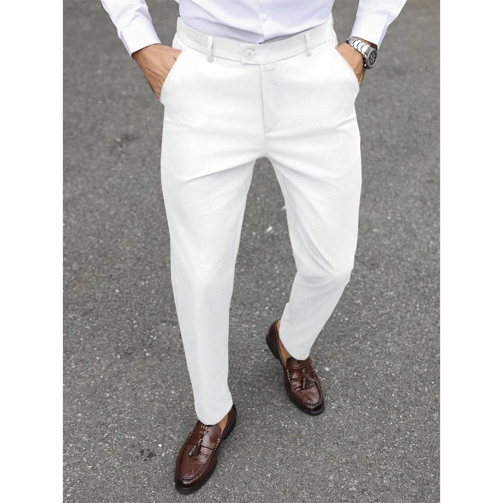 Men's Slim - Fit Dress Pants | Business - Casual Versatile & Stylish
