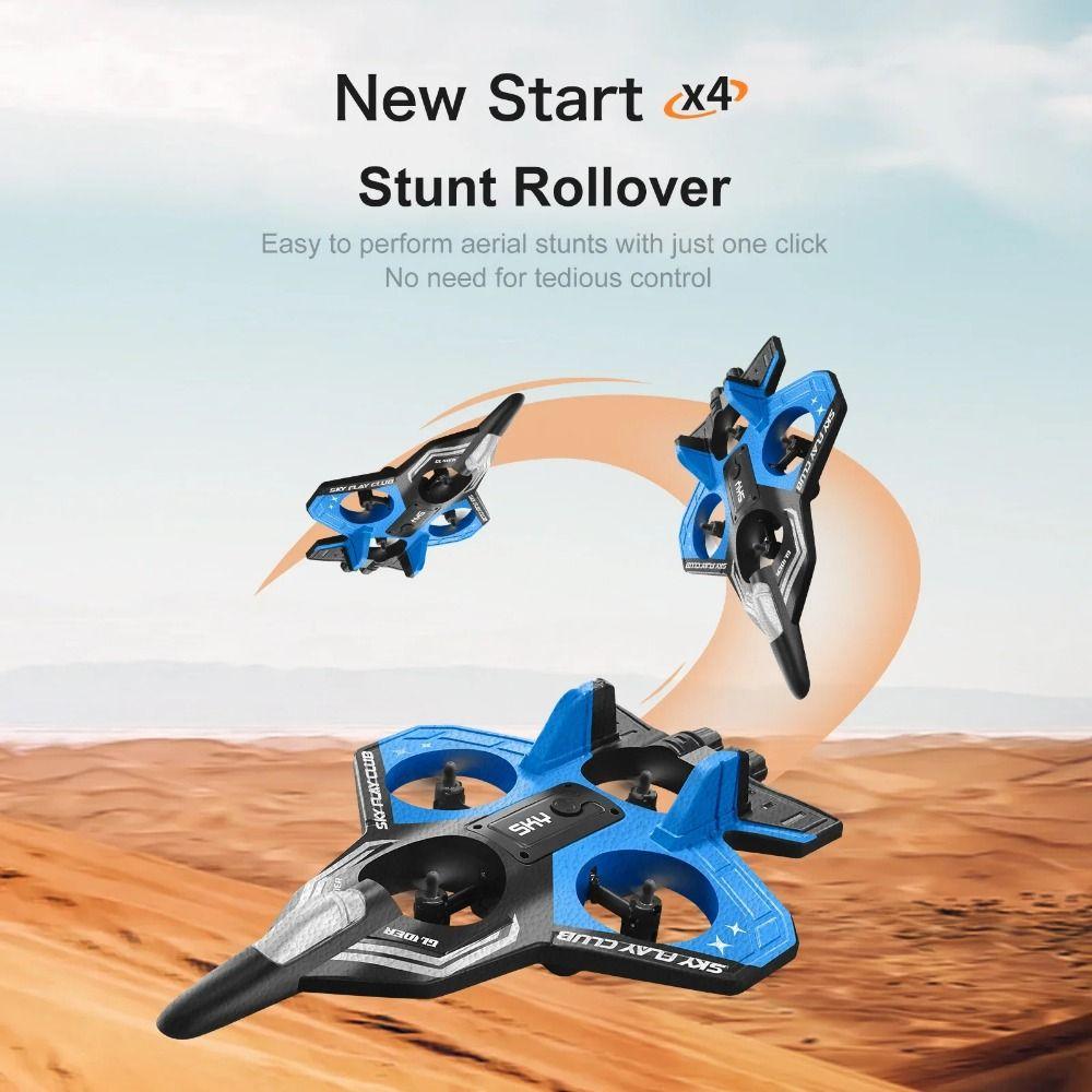 EPP Foam Four Motor Helicopter Toy Gravity Sensing RC Hobby Jet Plane Home Decor