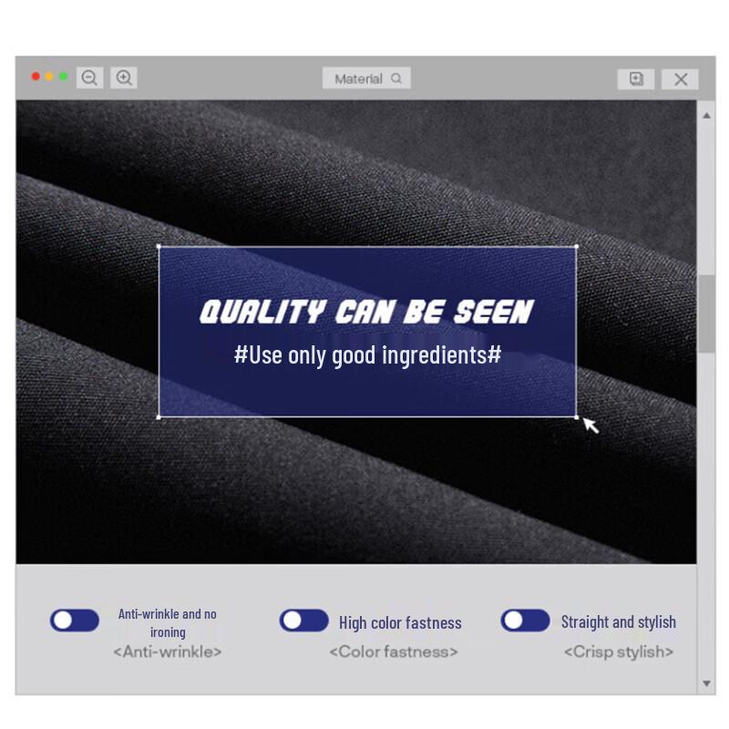 ROMON Men's Ice Silk Quick-Dry Straight-Leg Pants