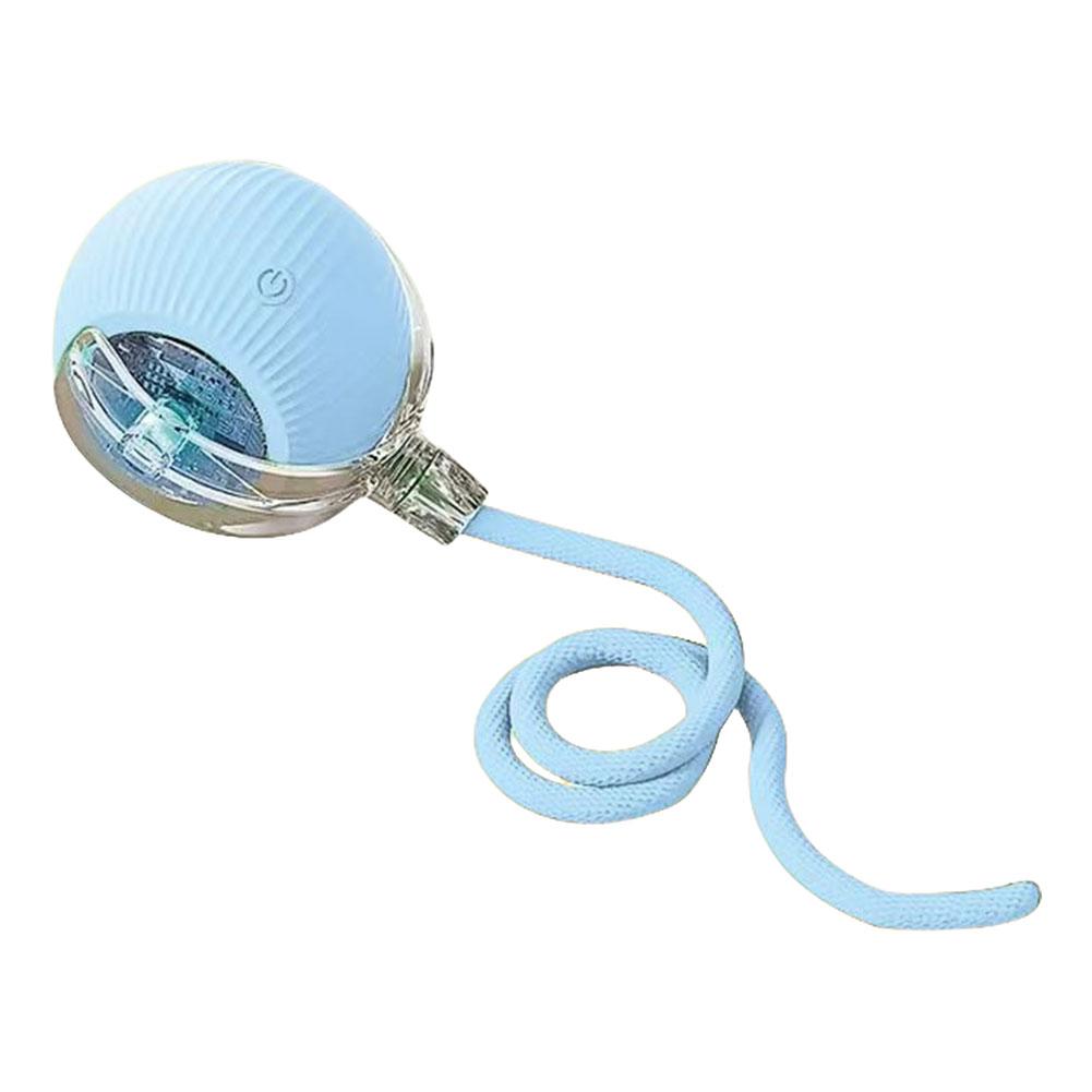 Interactive Cat Toy Ball USB Rechargeable Automatic Rolling Ball Self Rotating Ball Funny Cat Toys for Indoor Cat Kitten