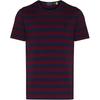 Polo Striped Crew Neck Short Sleeve T-Shirt Men Tops Red 710803479-009
