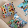 Toca Boca Toca Life World Pernă Pernă Anime Pernă pentru Canapea Pat Pernă de Cap Huse Pernă Huse Perne 45x45 cm Modă