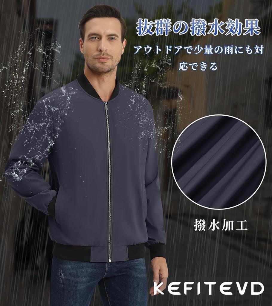 KEFITEVD Military Motorcycle Golf Autumn Swing Casual Track Dark Size 2XL Men's Jacket, Lightweight, Outerwear, Jacket, Top, Jacket, Windbreaker,
