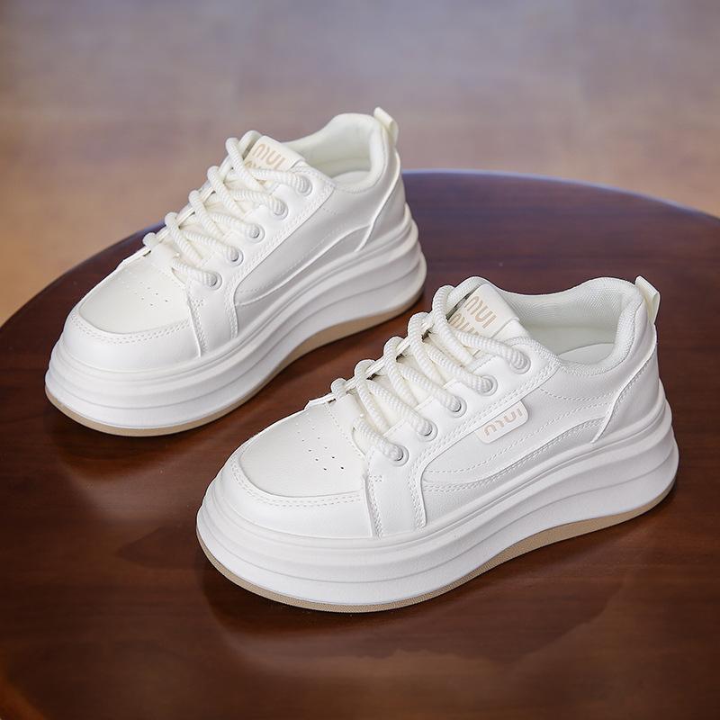 

Women s Thick Soled Vulcanized Shoes - Multifunctional Board Shoes 2025 Spring Autumn Fashionable Popular Casual Sports Shoes 40
