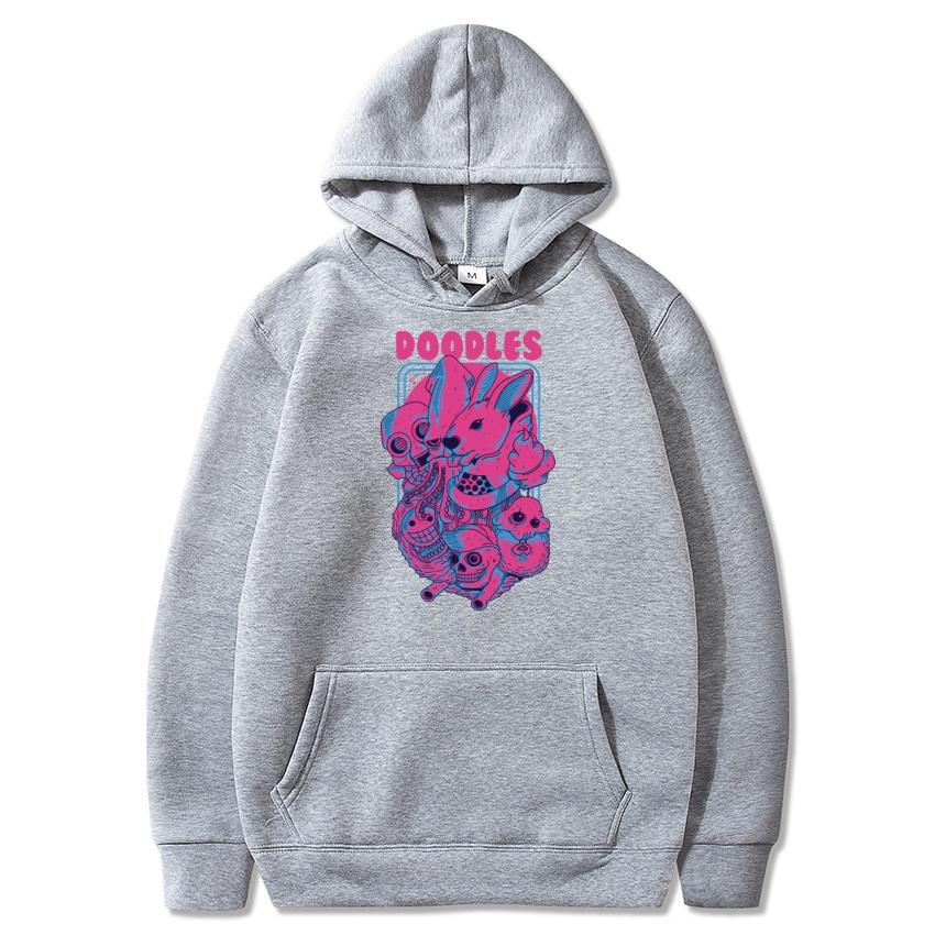 Funny Autumn And Winter Fleece Hoodie Street Fashion Harajuku Pullover, Men's and Women's Casual Long Sleeved Warm Hoodie