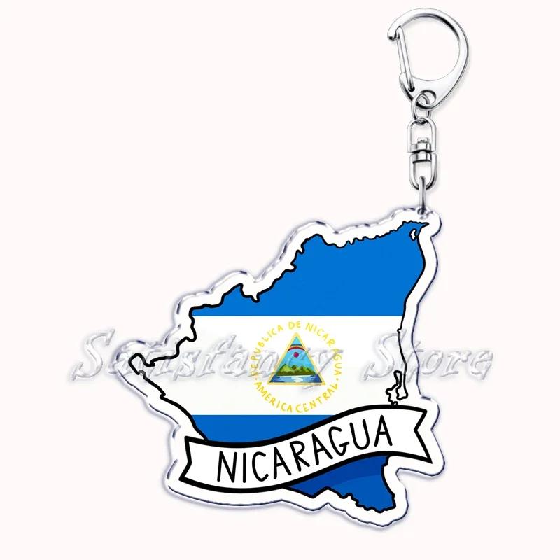 France Scotland Country Maps with Name Acrylic Keychains Keyring for Accessories Bag Pendant Key Chain Ring Jewelry Friend Gifts