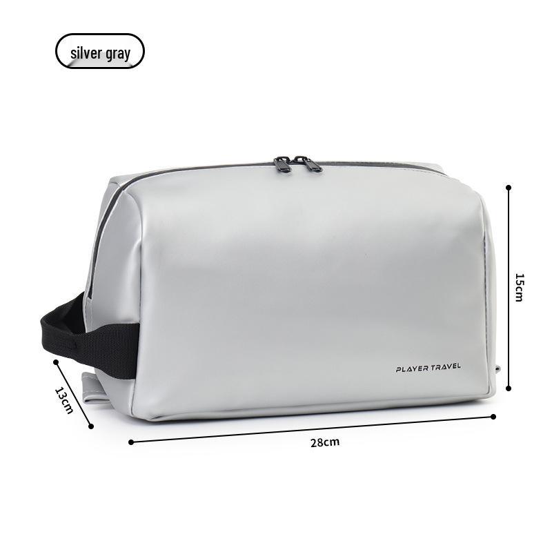 

2025 Men s Toiletry Bag Set: Travel-Ready, Dry/Wet Separation for Business Trips серый