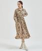 MANAVIS7 Diane Half Shirt Dress Beige