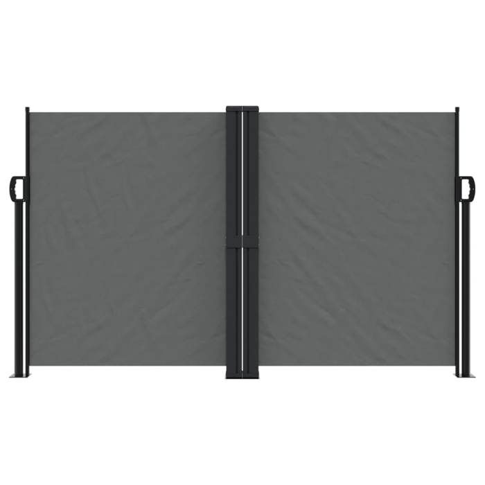 VidaXL Auvent latéral rétractable anthracite 140x1000 cm, écran d’intimité de jardin, brise-vue de balcon, écran 4004718
