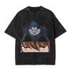 Anime Death Note T-Shirt Grafik-T-Shirt Vintage-Stil Baumwolle