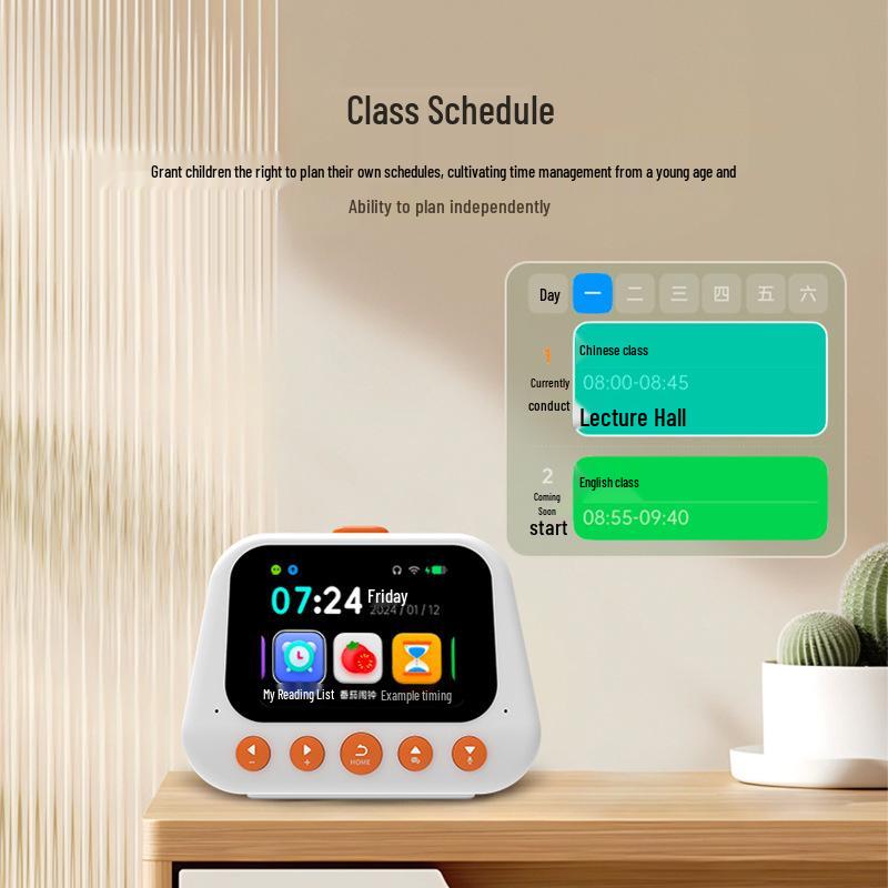 AI Time Treasure: Smart Alarm Clock and Multifunctional Learning Toy for Children's Early Education