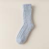 Women Winter Thickened Warm Not Foot Not Hair Coral Wool Home Sleep Tube Moon Socks