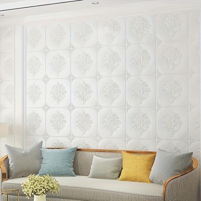 Avrupa Tarzı Su Geçirmez Kir Tutmaz Vinil Köpük Duvar Çıkartması 20 adet Kendinden Yapışkanlı Soy & Yap Mutfak Yatak Odası Panel Dekorasyonu