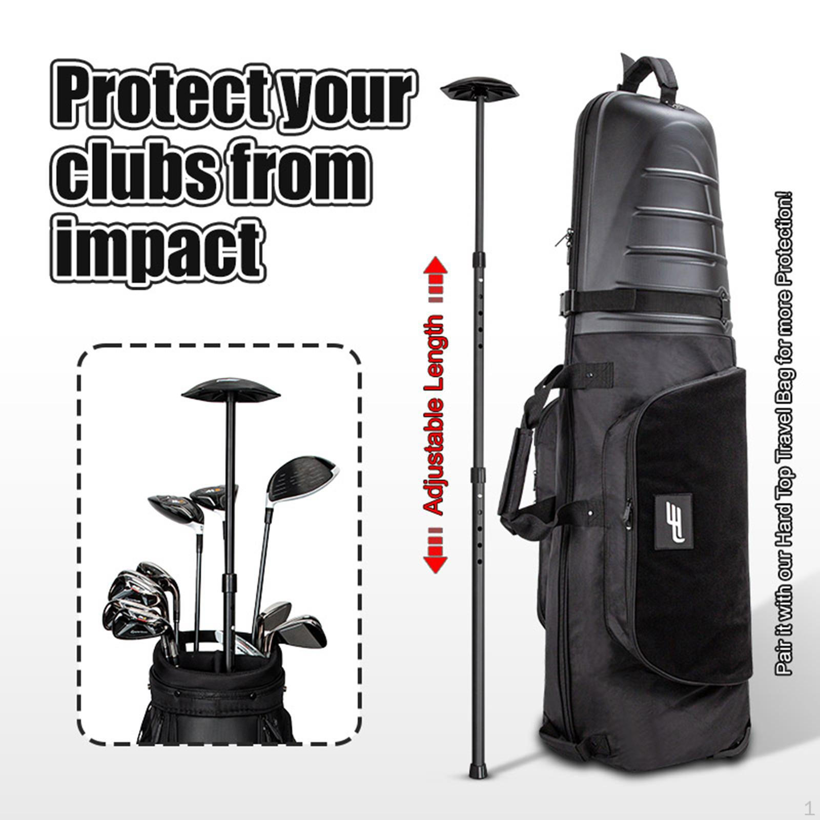 Durable Aluminum Golf Travel Bag Support