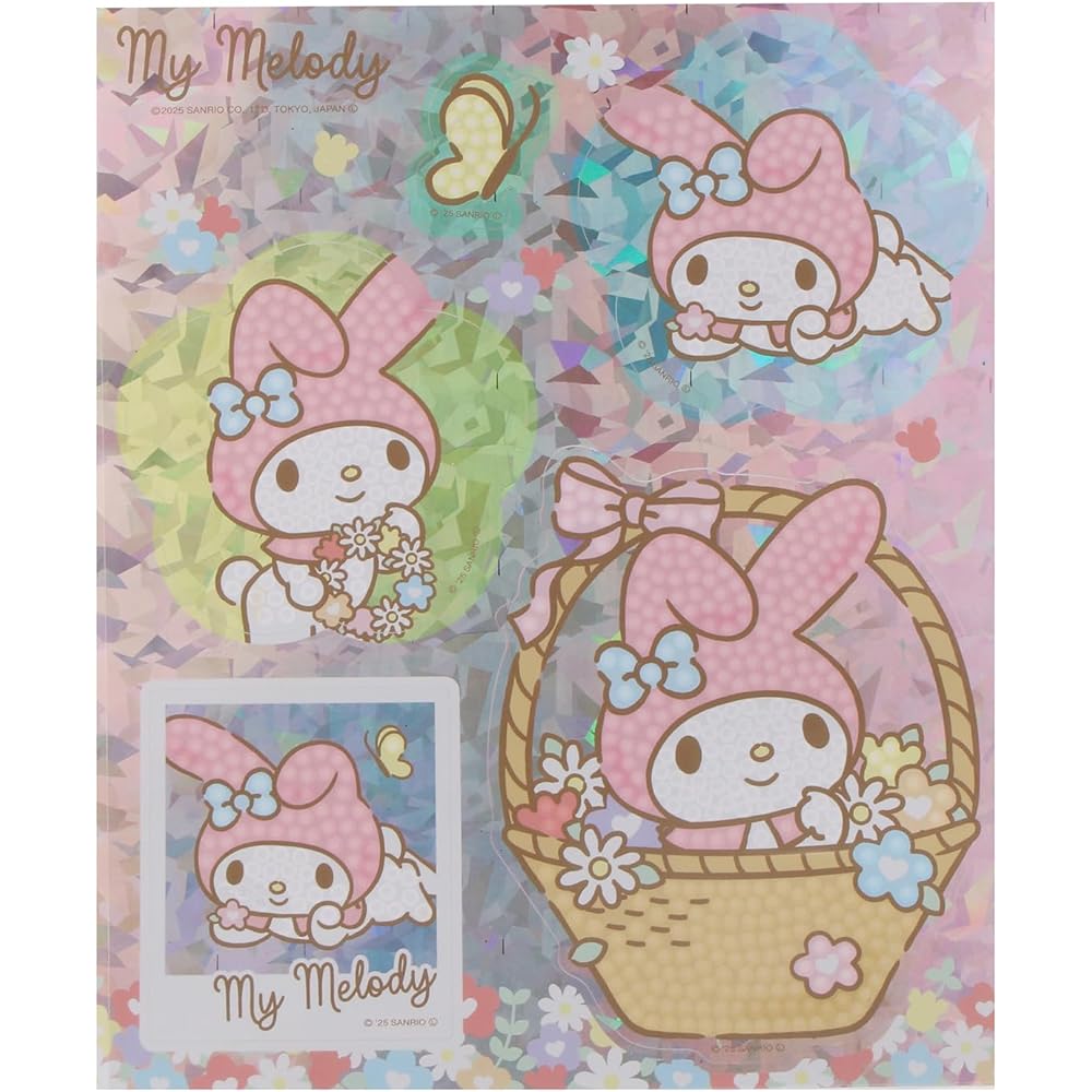 Maruka Sanrio My Melody Glitter Gem Sticker Kit Ages 6 and Up 175597
