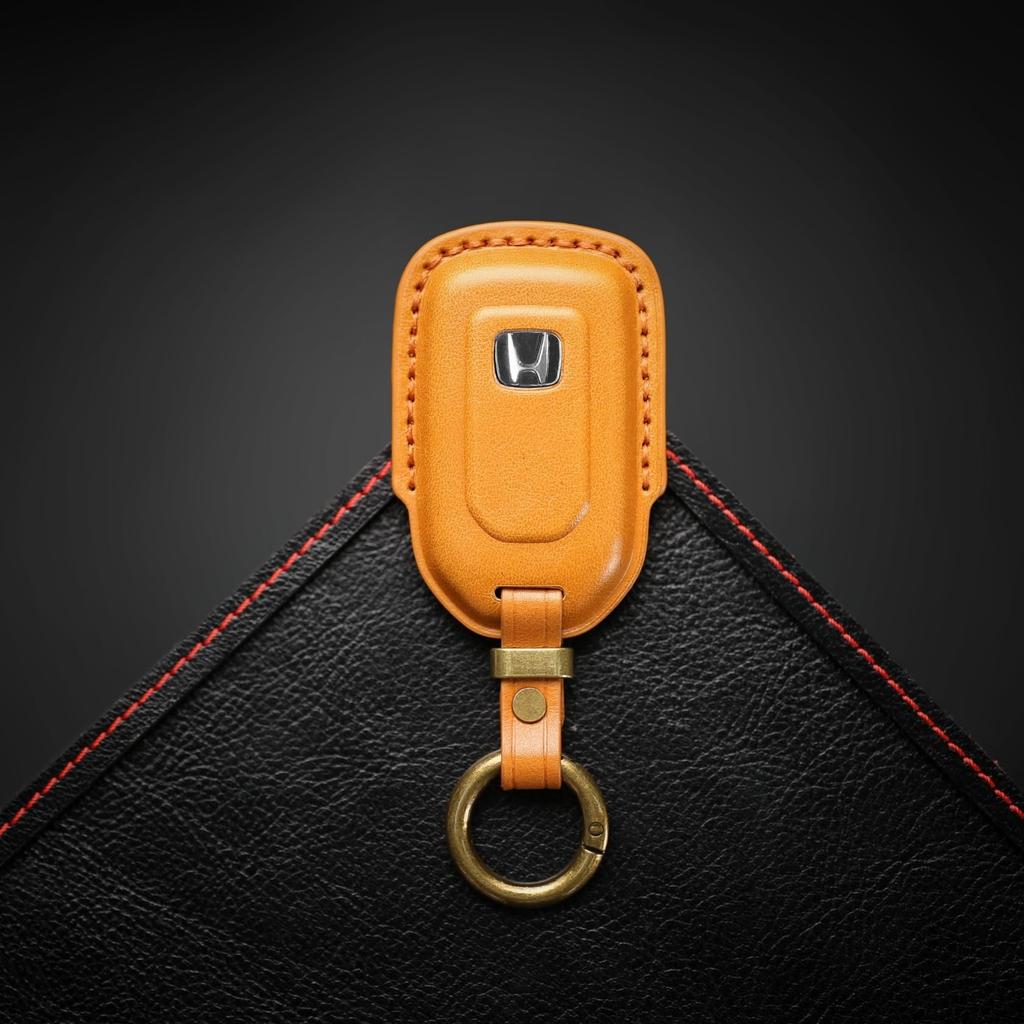 [smasol] WR-V Key Cover, Freed, Genuine Leather, New Fit 4, Key Cover, Civic Vezel,