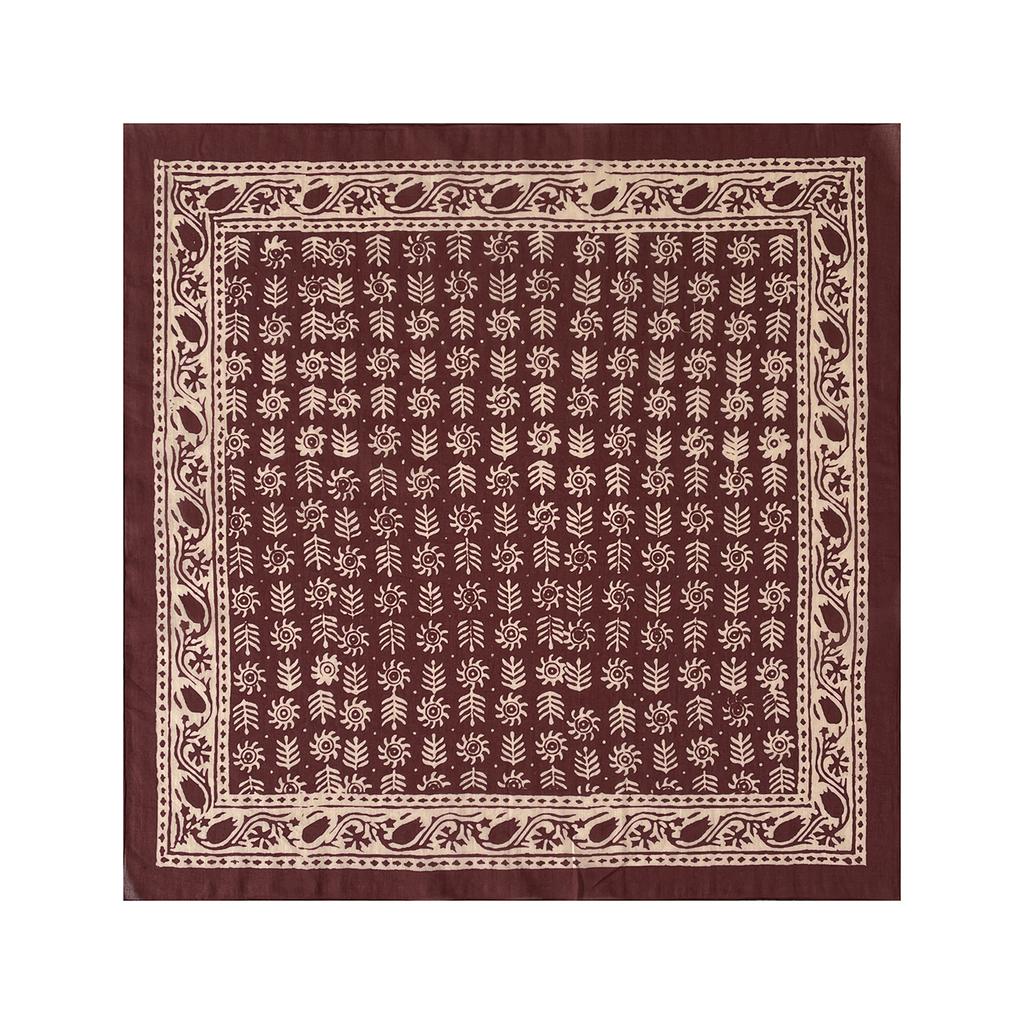 Japanese ethnic style silk scarf Morandi color 11 cotton square scarf versatile daily women's neck gift