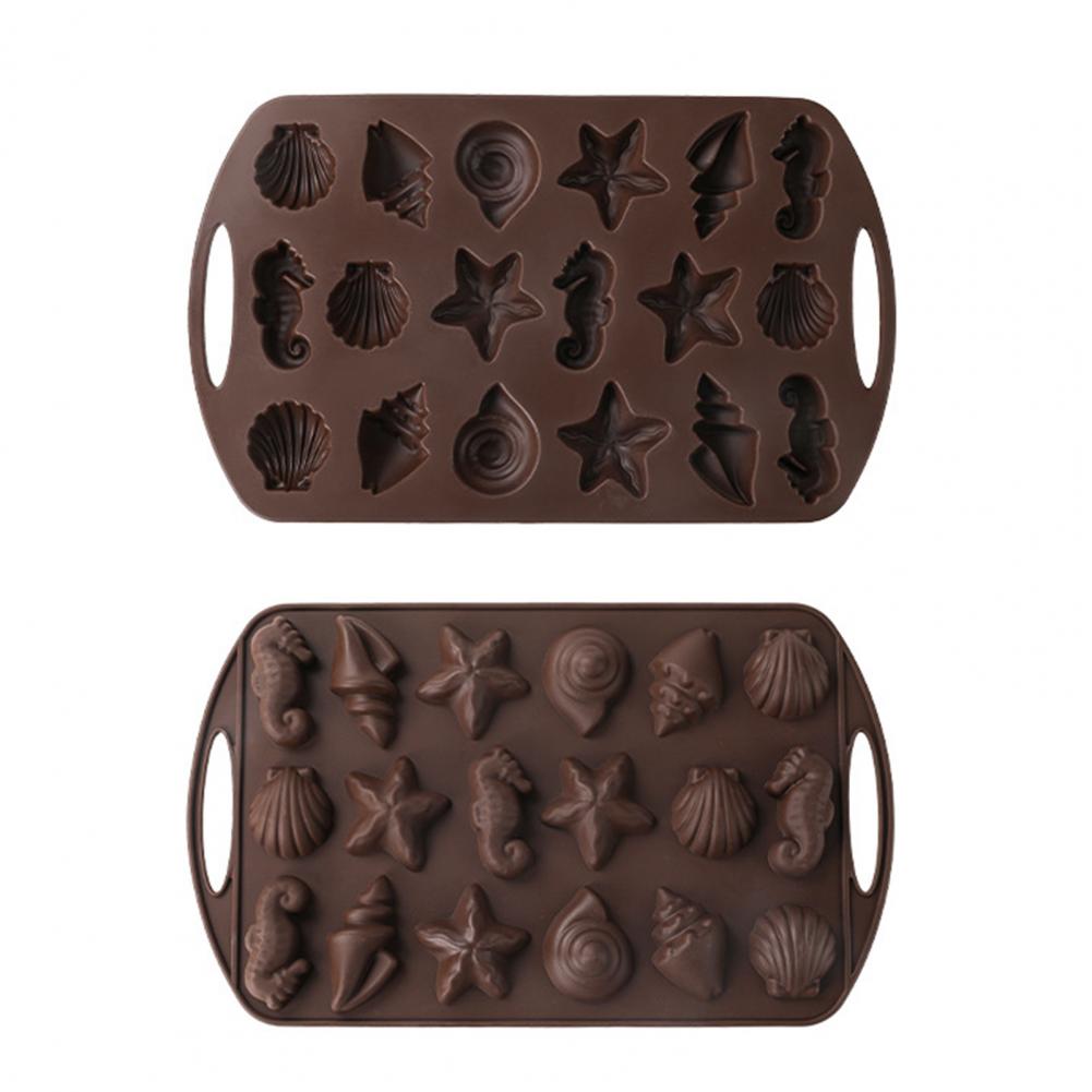 Baking Corn Dog Pan Flexible Dessert Mold Non-stick Silicone Corn Stick Bread Pan for Baking Nut Leaf Cob Dessert for Chocolates