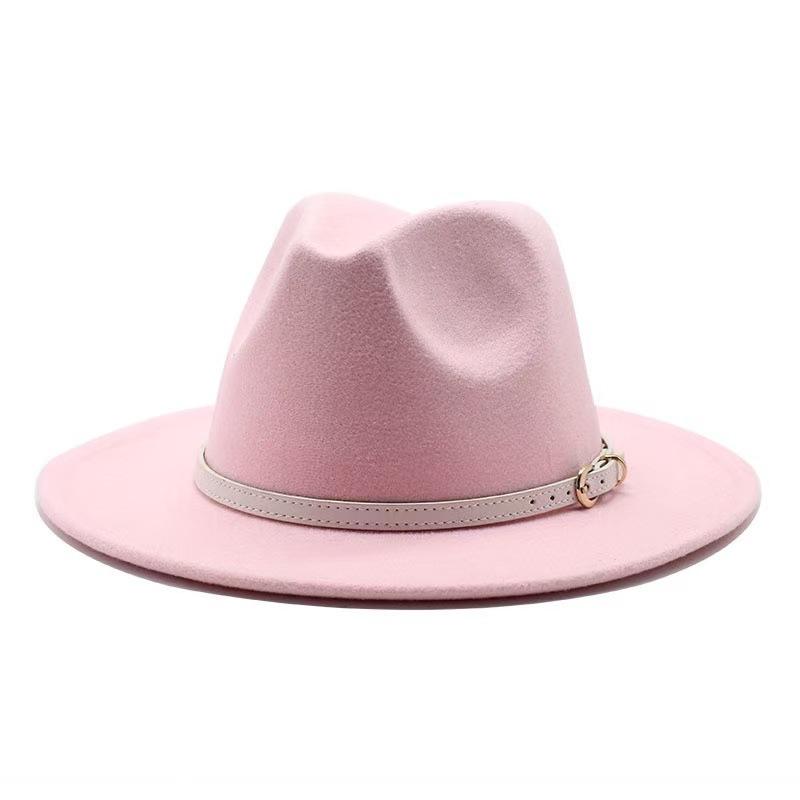 Popular European and American literary and retro woolen top hat men's and women's classic fashion church top hat jazz hat