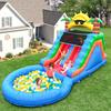 Glissade Gonflable Commerciale en PVC à Double Piste Jeux d'Extérieur pour Jardin Glissade d'Eau Gonflable avec Soufflerie