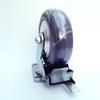 Gray Heavy Duty Silent Swivel Rubber Caster Wheel