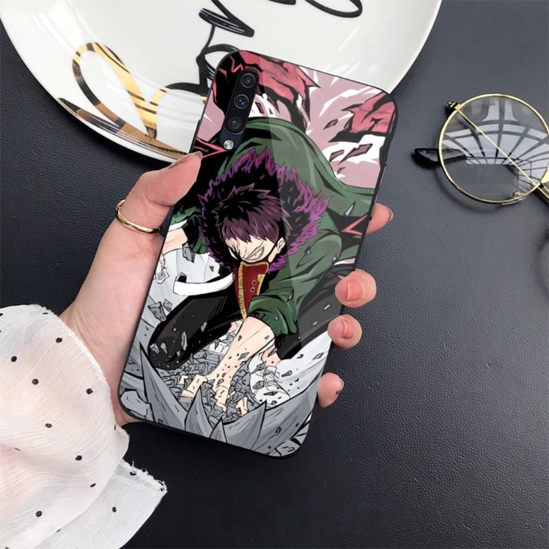 Kai Chisaki My Hero Academia Phone Case For Samung A32 A51 A52 NOTE 10 20 S10 S20 S21 S22 Pro Ultra Black PC Glass Phone Cover