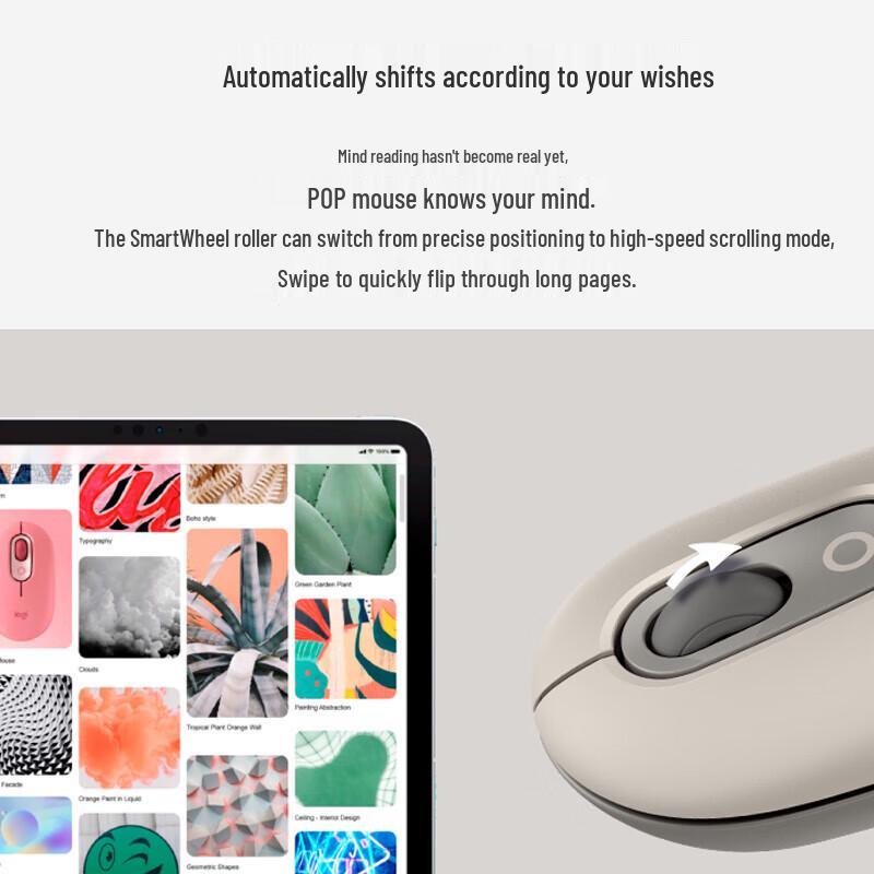 Logitech POP MOUSE Wireless Bluetooth Mouse