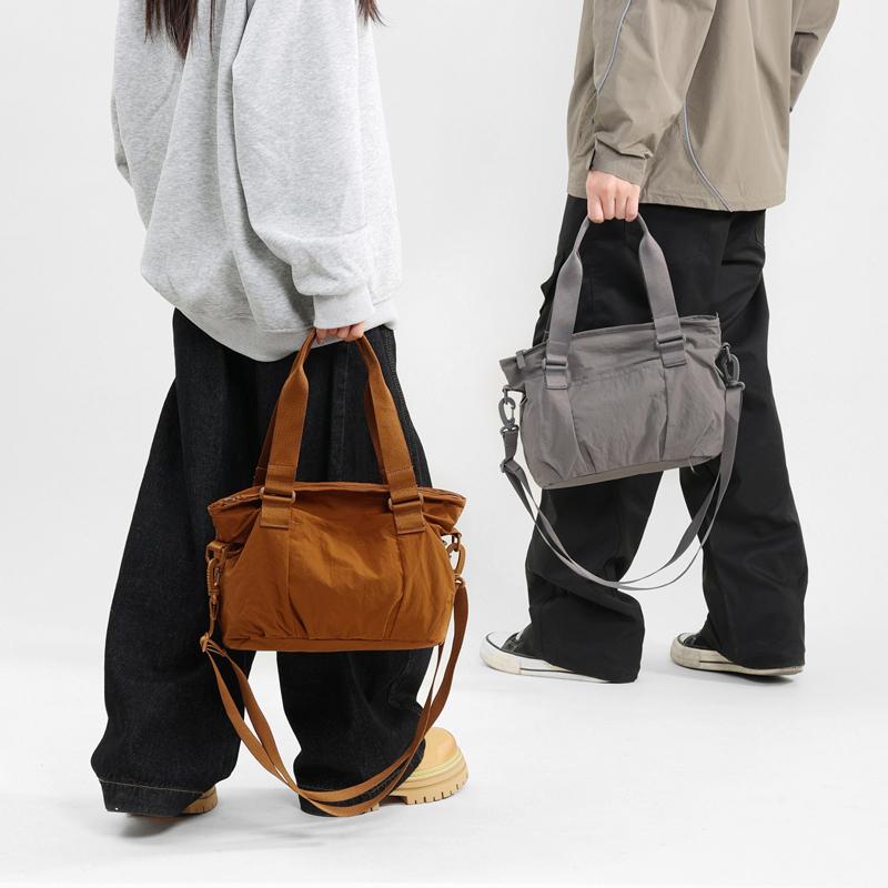 Damen Schultertasche Leichte Umhängetasche Einfarbige Tragetasche