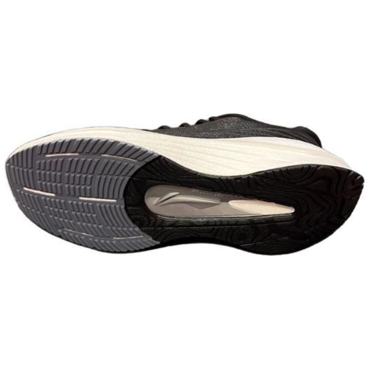 Li Ning Yue Ying 1.0 Lightweight Comfortable Shock Absorption Non-Slip Wear-Resistant Low-Top Running Shoes Men Running Shoes Black White ARHS031-3