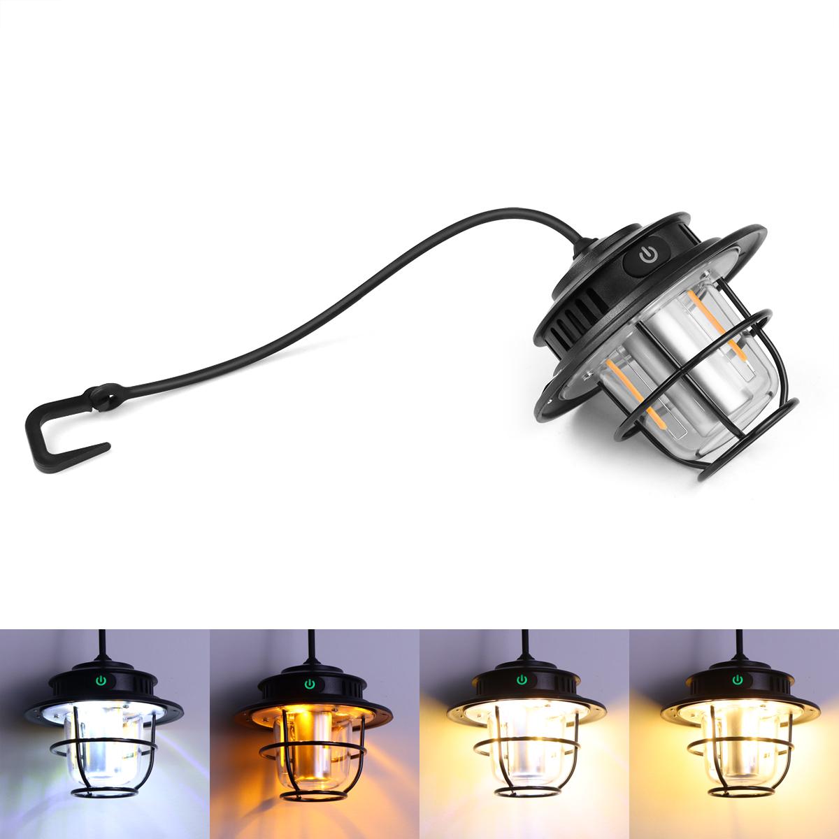 

Портативная аварийная лампочка, уличная лампа для кемпинга, перезаряжаемая от USB светодиодная лампочка, водонепроницаемый подвесной ночник для палатки