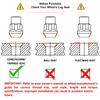 Locking Wheel Bolts M12 x 1.5 Nuts Chrome Alloy Wheel Lug Stud Taper Seat For BMW MINI Vauxhall Corsa Nissan