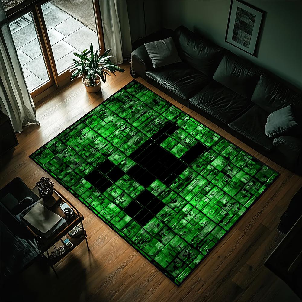 Game Mine Cartoon C-Crafts Door Mat Entrance Non-slip Washable Kitchen Carpet Living Room Hallway Rugs Bathroom Bath Decoration
