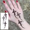 1 Sheet Halloween Dark Gothic Phoenix Temporary Tattoo For Men Women Neck Forearm, Waterproof Realistic Temp Fake Tatoo Stickers
