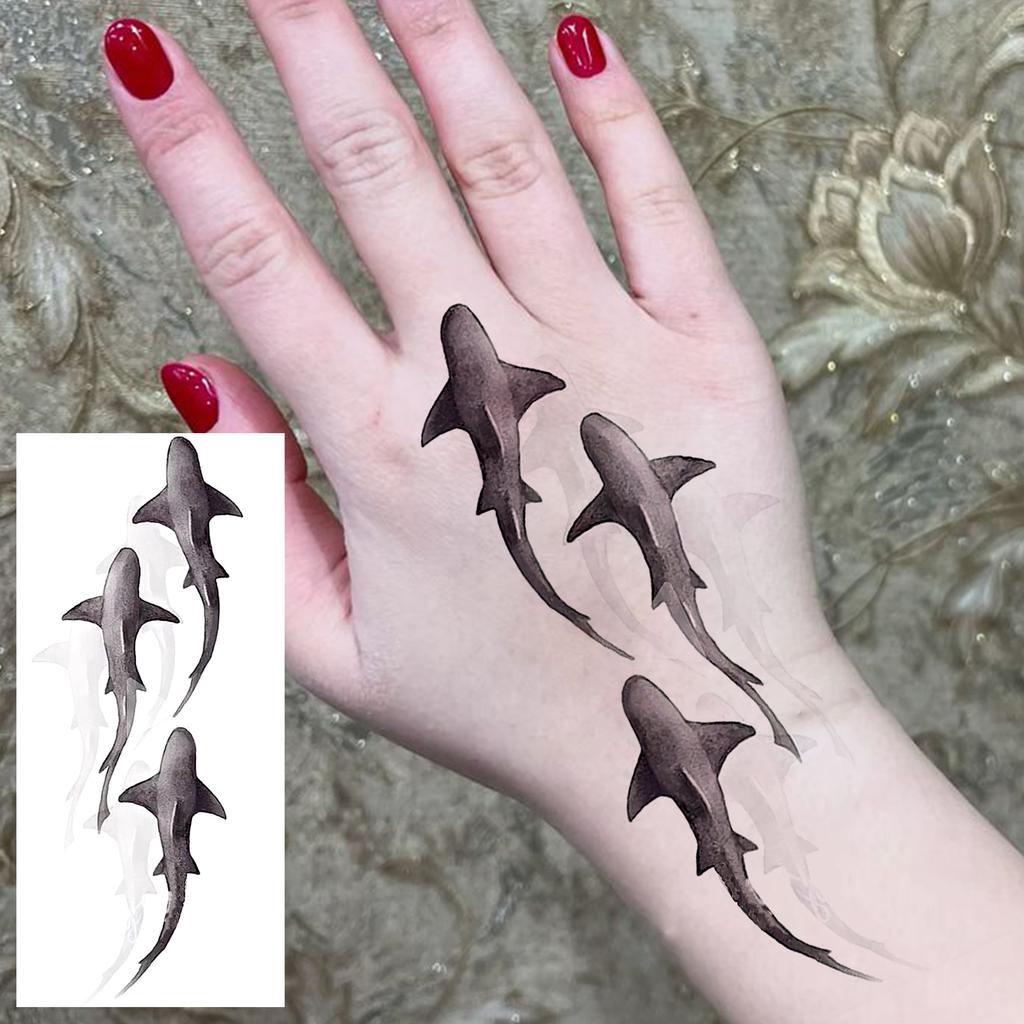 1 Sheet Halloween Dark Gothic Phoenix Temporary Tattoo For Men Women Neck Forearm, Waterproof Realistic Temp Fake Tatoo Stickers