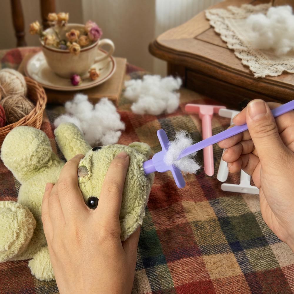 3D-gedrucktes Puppenfüllwerkzeug-Set – Handlicher Füllhelfer, komplettes DIY-Füllset für die Herstellung von Stofftieren, handgefertigte Bastelarbeiten