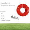 Aluminum Zinc Zinc Alloy Lawn Cutter Head 32 Square Grass Ropes Trimming Head  Gardening