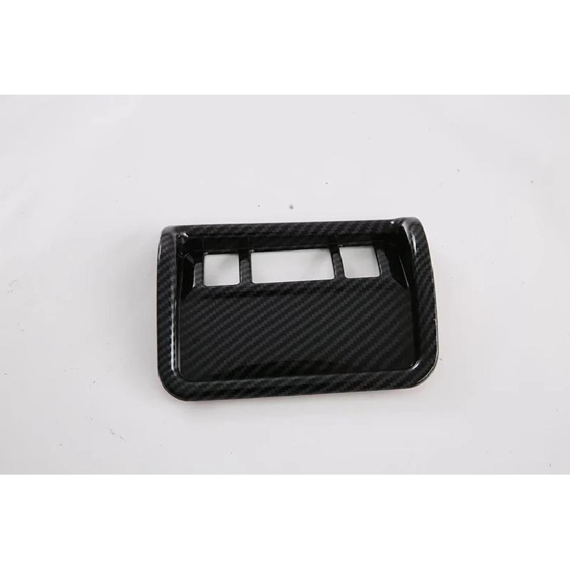 For Subaru Crosstrek Impreza  2024 Car Accessories Carbon Fiber Style Head Light Switch Button Control Panel Cover Trim