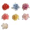 Hairpin Realistic Flowers Decor Secure Grip Lightweight Hair Clip Side Bang Hair Pin