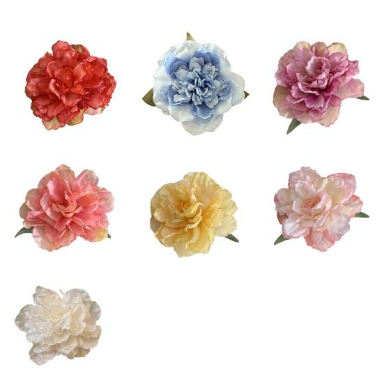 Hairpin Realistic Flowers Decor Secure Grip Lightweight Hair Clip Side Bang Hair Pin