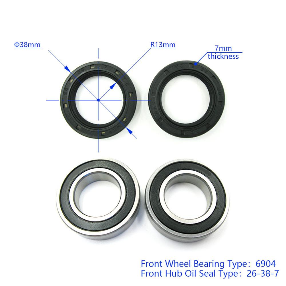 Front Wheel Bearing Kit For Yamaha WR250F WR450F WR 426F WR 400F WR 450F YZ 125