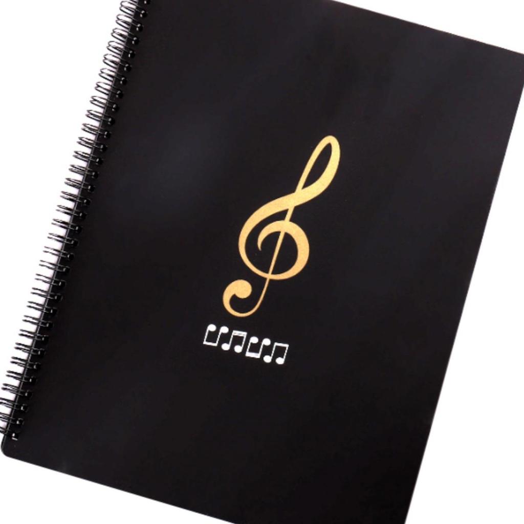 A4 Waterdichte Bladmuziekmap met Transparante Vakken voor Piano & Koor