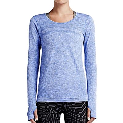 Dri-Fit Sports Lifestyle Series Round Neck Long Sleeve Training T-Shirt Women Tops 644684-480